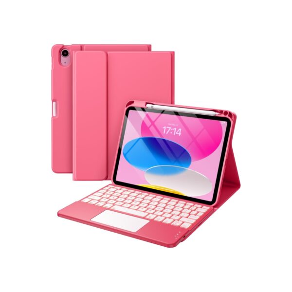 Harvopu for iPad A16 11th/10th Generation Case with Keyboard, Folio Cover