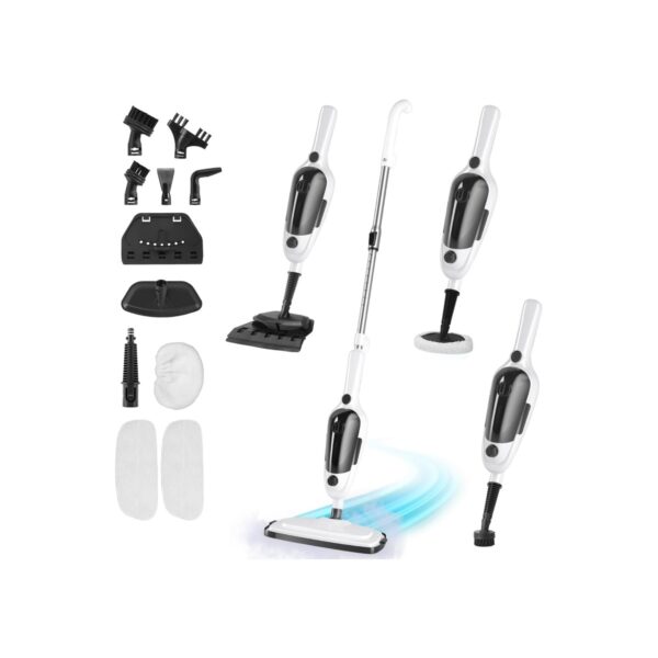 11-in-1 Steam Mop, Powerful Handheld Steam Cleaner for Home with 23FT Cord &15.2