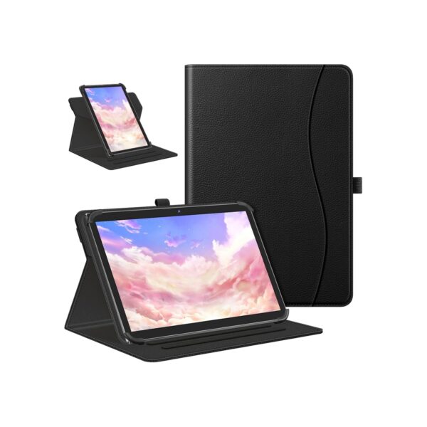 Fintie Rotating Case for 9-11 inch Tablet - Universal Stand Cover w/Pocket