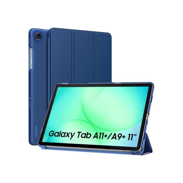MoKo Slim Case for Samsung Galaxy Tab A11+ Plus/A9+ Plus 11 Inch, Navy Blue