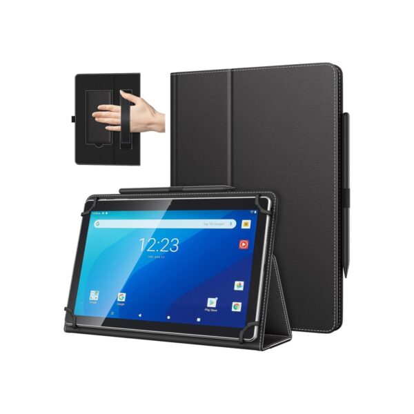 TiMOVO Universal Case for 10.1 Inch Android Tablet with Pen Loop, Black