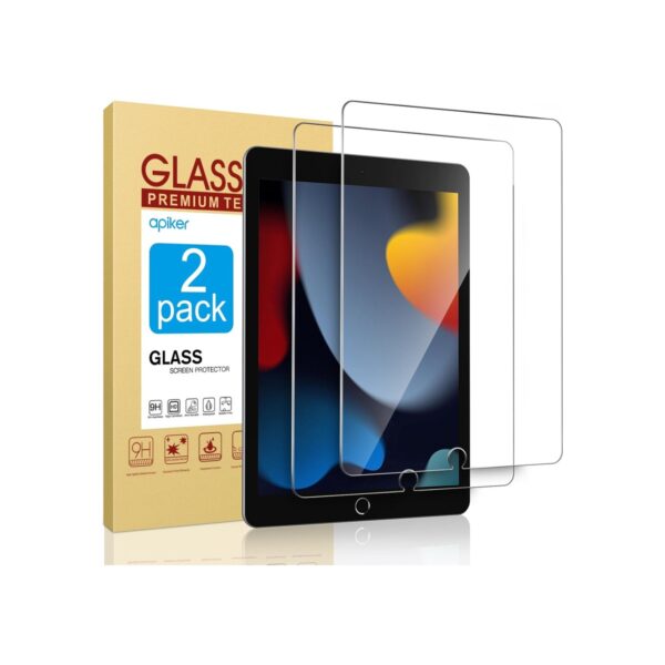 apiker 2 Pack Screen Protector for iPad 9th 8th 7th Generation 10.2 Inch