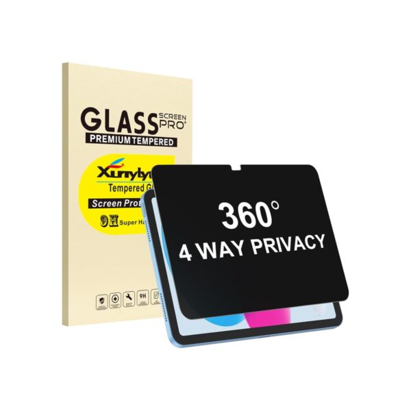 360° 4 Way Privacy Screen Protector for iPad A16 11th/ 10th Gen