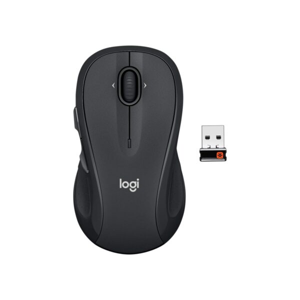 Logitech M510 Full Size Ambidextrous 2.4 GHz Wireless Mouse