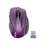 TECKNET Wireless Mouse, 2.4G Ergonomic Computer Mouse, 2600 DPI, Purple