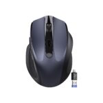 Wireless Mouse for Laptop, 2.4GHz Computer Mouse with USB-A Port &USB-C Adapter