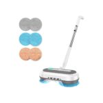 Cordless Electric Spin Mop with Spray and LED Headlight