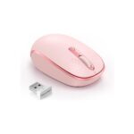 TECKNET Compact Ambidextrous Wireless Mouse for Laptop Pink