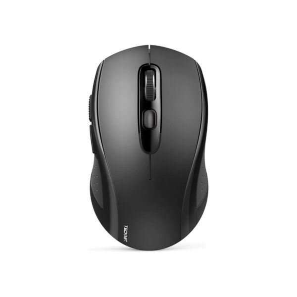 TECKNET Bluetooth Mouse (BT 5.0/3.0+2.4Ghz), 6-Level 4000 DPI Wireless Mice for
