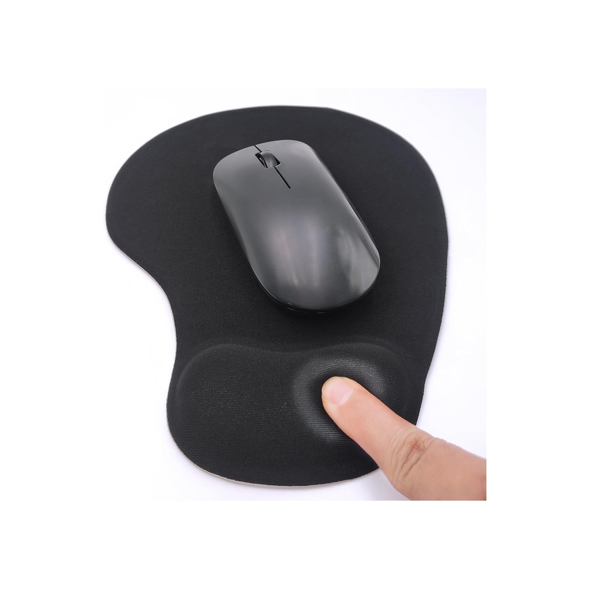 Ergonomic Mouse Pad with Wrist Rest, Gel Wrist Support Mousepad-1 Ergonomic Mouse Pad with Wrist Rest, Gel Wrist Support Mousepad - Image 1