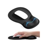 EooCoo Mouse Pad with Gel Wrist Rest, Ergonomic Mousepad Wrist Alignment