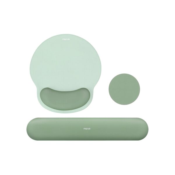 MOSISO Wrist Rest Support for Mouse Pad&Keyboard Set, Antique Green
