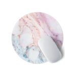 ITNRSIIET Marble Round Mouse Pad Pink Marble Customized Premium-Textured