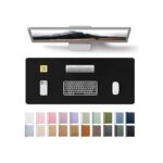 YSAGi Leather Office Desk Pad Protector, Large Mouse Pad, Non-Slip, PU Leather