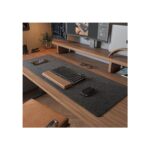 Felt Desk Mat | Computer Mat for Desk(36x12Inches) | Large Felt Mouse Pad and
