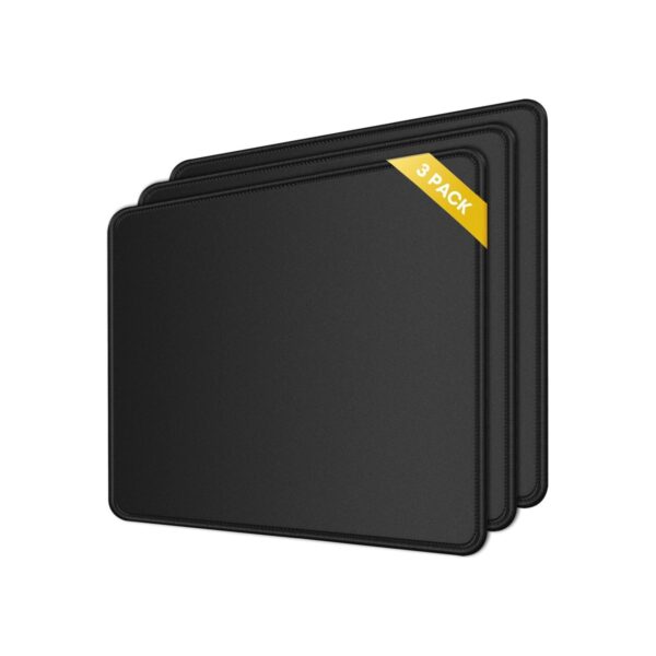 3 Pack Mouse Pad, Ultra-Smooth Gaming Mousepad