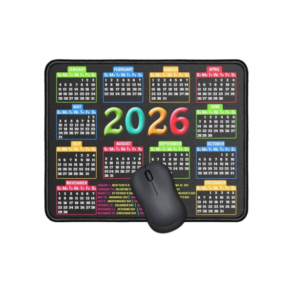Mouse Pad with Stitched Edge, Computer Mouse Mat with Non-Slip Rubber Base