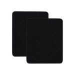 2 Pack Comfortable Stitched Edge Mouse Pad – 8.6"x7.1" Non-Slip Rubber Base