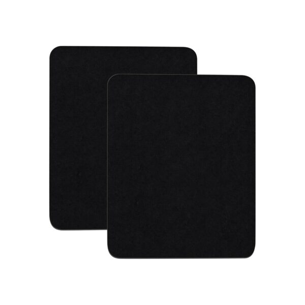 2 Pack Comfortable Stitched Edge Mouse Pad – 8.6"x7.1" Non-Slip Rubber Base