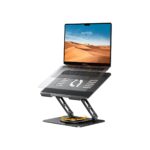 Lamicall Adjustable Laptop Stand for Desk - 360° Rotating Base Ergonomic
