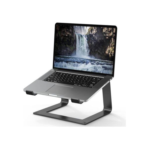 Tonmom Laptop Stand for Desk, Aluminum Laptop Riser Holder