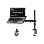 WALI Laptop Desk Mount for 17 inch Notebook, Adjustable Single Monitor Arm with