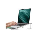 JCZT Clear Acrylic Laptop Stand for Desk, with Wrist Rest