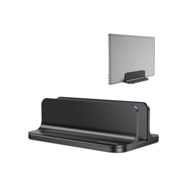 OMOTON Vertical Laptop Stand Holder, Desktop Aluminum Stand for MacBook with