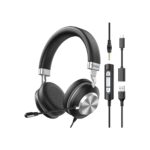 Wantek Headset wtih Mic, USB Headset with Microphone for PC