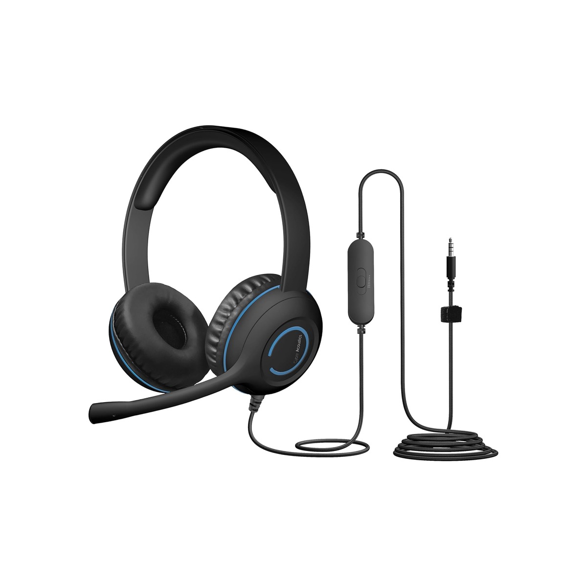 Cyber Acoustics AC-5002 Stereo Wired Headset with Microphone for PC – 3.5mm-1 Cyber Acoustics AC-5002 Stereo Wired Headset with Microphone for PC – 3.5mm - Image 1