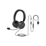 Amazon Basics On Ear Wired Computer Headset with Adjustable Microphone