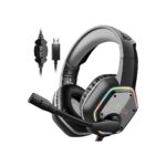 EKSA E1000 USB Gaming Headset for PC, Computer Headphones with Microphone/Mic