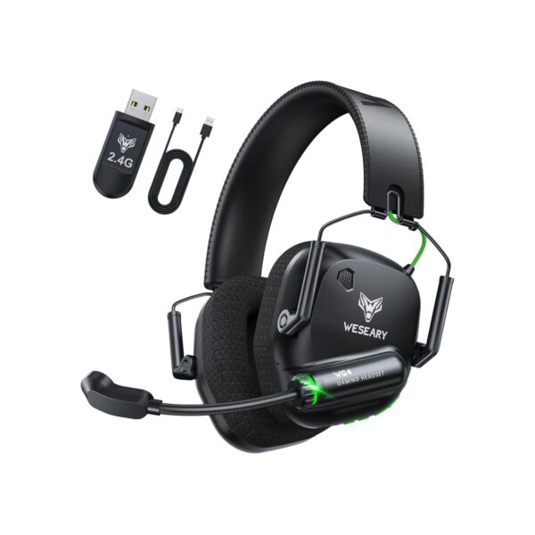 WESEARY Wireless Gaming Headset for PC, PS5, PS4, Switch & Mac