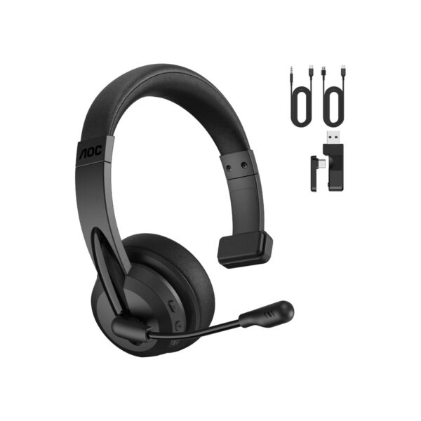 AOC Wireless Headset with Microphone for Work