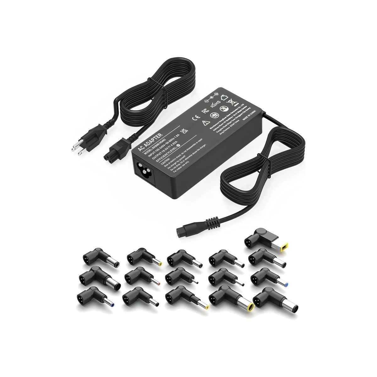 SZGUDULO 90W Universal AC Adapter Laptop Charger Compatible with Dell HP Acer-1 SZGUDULO 90W Universal AC Adapter Laptop Charger Compatible with Dell HP Acer - Image 1