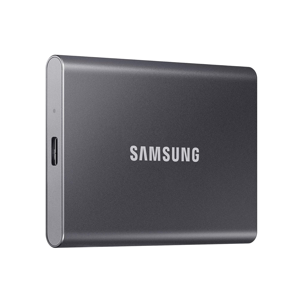 Samsung T7 Portable SSD 2TB Titan Gray, USB 3.2 Gen 2, Up to 1,050MB/s-1 Samsung T7 Portable SSD 1TB Titan Gray, USB 3.2 Gen 2, Up to 1,050MB/s - Image 1