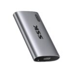 SSK 256GB SSD External Hard Drive, Portable SSD Up to 550MB/s Fast Solid State