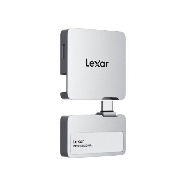 Lexar 1TB Professional Go Portable SSD w/Hub, Supports Apple 4K 60fps ProRes