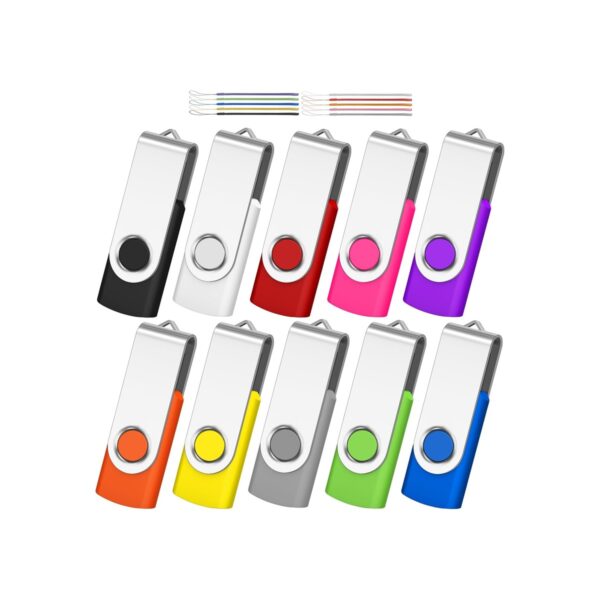2GB USB Flash Drive 10 Pack, AreTop Pendrive Memory Stick USB2.0 Pendrive