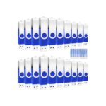 20 Pack 4GB Bulk Flash Drives, EASTBULL USB 2.0 Metal Flash Drive Bulk Thumb