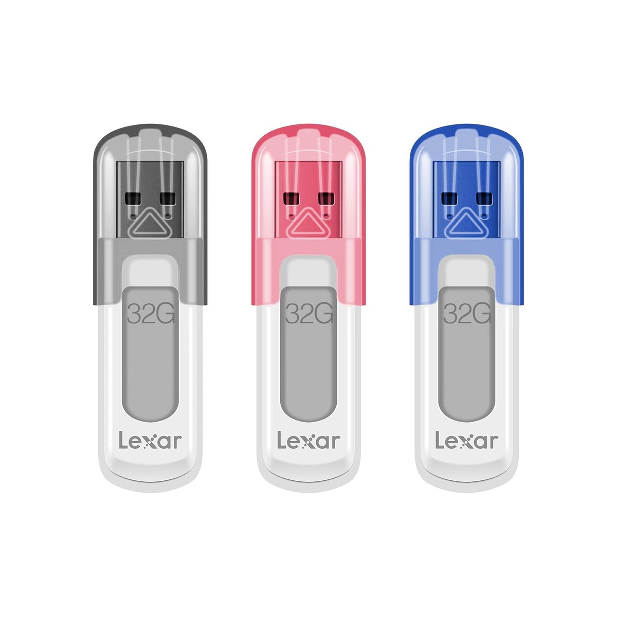 Lexar 32GB 3-Pack JumpDrive V100 USB 3.2 Gen 1 Flash Drive for Storage Expansion-1 Lexar 32GB 3-Pack JumpDrive V100 USB 3.2 Gen 1 Flash Drive for Storage Expansion - Image 1