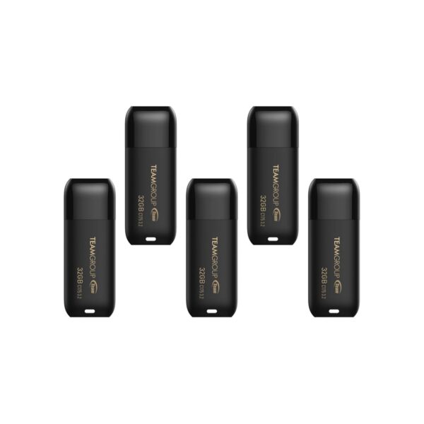 TEAMGROUP C175 32GB 5 Pack USB 3.2 Gen 1 (USB 3.1/3.0) Flash Thumb Drive