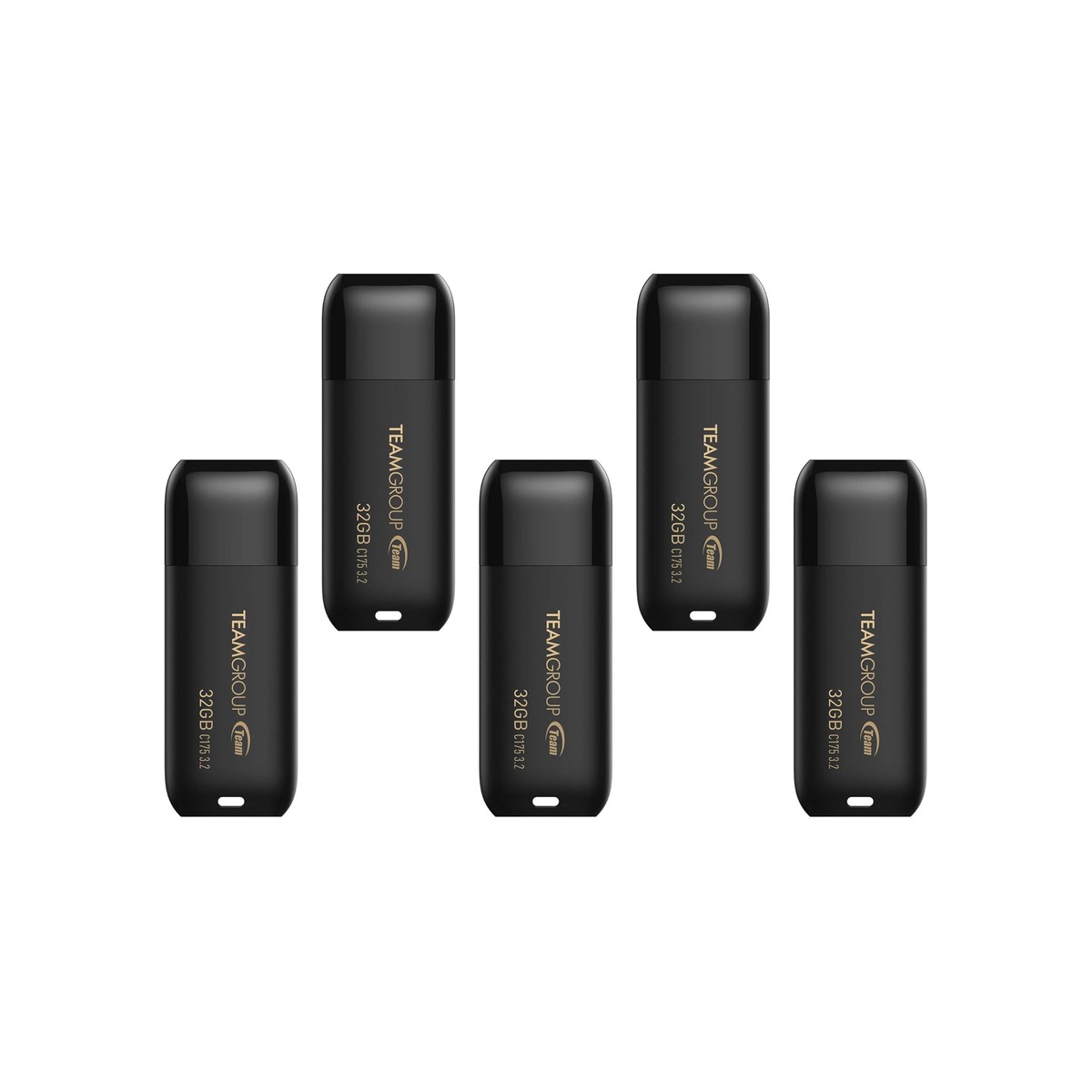 TEAMGROUP C175 32GB 5 Pack USB 3.2 Gen 1 (USB 3.1/3.0) Flash Thumb Drive-1 TEAMGROUP C175 32GB 5 Pack USB 3.2 Gen 1 (USB 3.1/3.0) Flash Thumb Drive - Image 1