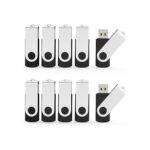 Aiibe 10 Pack 8GB USB Flash Drive Flash Drives USB 2.0 Thumb Drive Memory Stick