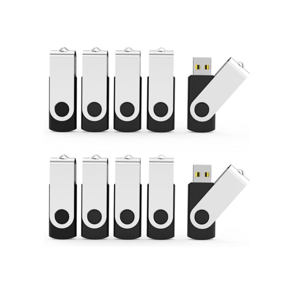 Aiibe 10 Pack 8GB USB Flash Drive Flash Drives USB 2.0 Thumb Drive Memory Stick