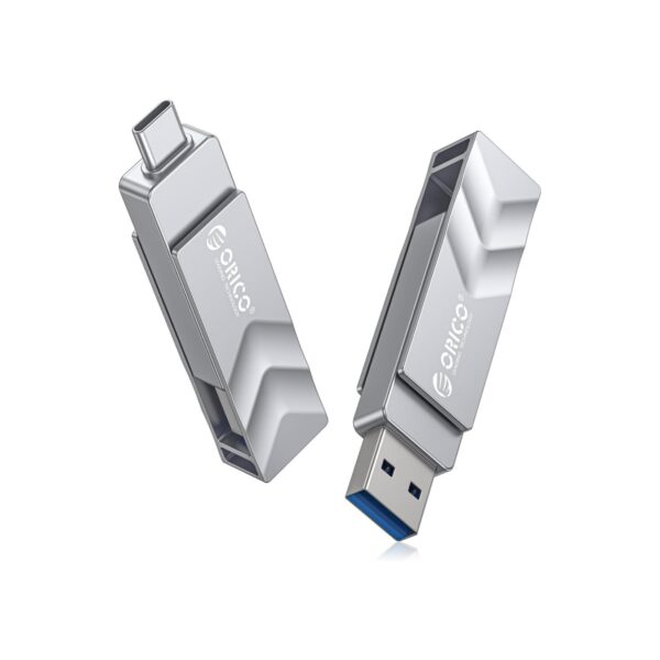 ORICO 64GB USB C Flash Drive, USB 3.2 Gen 1 Dual Drive 150MB/s