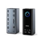 USB C Docking Station 3 Monitors, MOKiN Triple Display Docking Station with 3