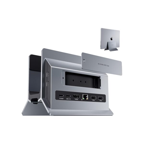MacBook Pro Air Docking Station, Vertical USB C Laptop Docking Station with M.2