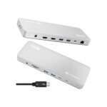 Plugable Thunderbolt 4 Dock for M4/M5 MacBook Air & Pro