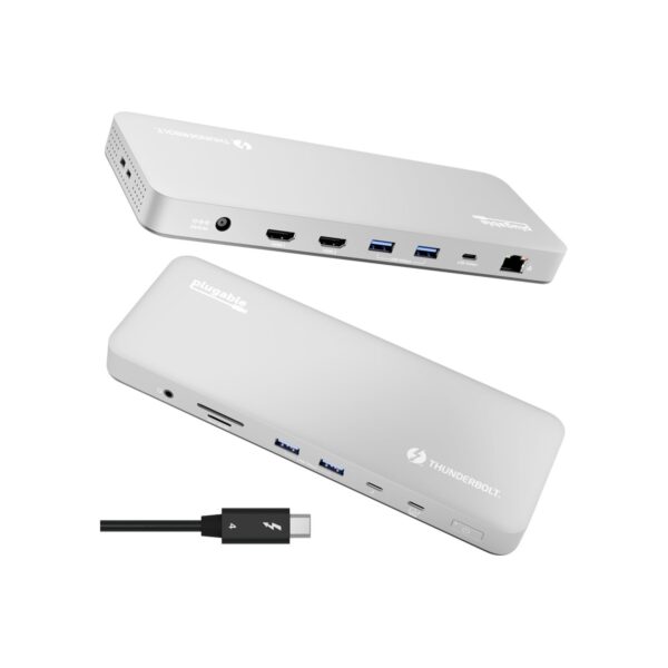 Plugable Thunderbolt 4 Dock for M4/M5 MacBook Air & Pro
